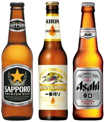 Asahi / Sapporo / Kirin Ichiban - Drinks